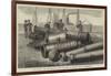The Dutch War in Sumatra, Guns Captured at Acheen Lying at Rotterdam-null-Framed Giclee Print