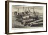 The Dutch War in Sumatra, Guns Captured at Acheen Lying at Rotterdam-null-Framed Giclee Print