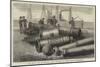 The Dutch War in Sumatra, Guns Captured at Acheen Lying at Rotterdam-null-Mounted Giclee Print