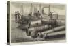 The Dutch War in Sumatra, Guns Captured at Acheen Lying at Rotterdam-null-Stretched Canvas