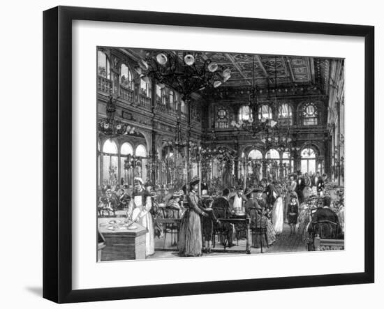 The Duval Restaurant on the Quai De Billy, Paris, 1889-null-Framed Giclee Print