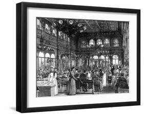 The Duval Restaurant on the Quai De Billy, Paris, 1889-null-Framed Giclee Print
