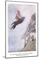 The Dwarf Drew the Bridle in the Mouth of the Blackbird and Fixed His Round Eyes on Her-Charles Robinson-Mounted Giclee Print