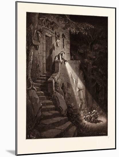 The Dwelling of the Ogre-Gustave Dore-Mounted Giclee Print