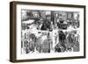 The Dwellings of the Poor in London, 1875-null-Framed Giclee Print