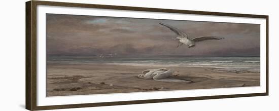 The Dying Sea Gull, 1879-Elihu Vedder-Framed Giclee Print