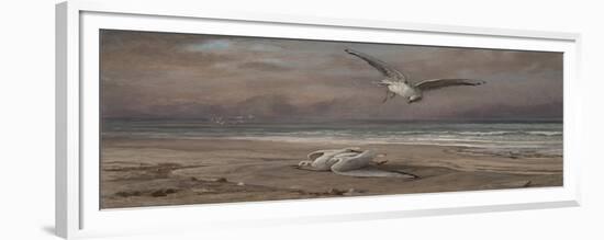 The Dying Sea Gull, 1879-Elihu Vedder-Framed Giclee Print