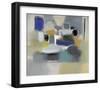 The Dynamics of Blue-Nancy Ortenstone-Framed Art Print