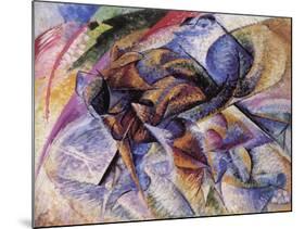 The Dynamism of a Cyclist-Umberto Boccioni-Mounted Giclee Print