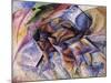 The Dynamism of a Cyclist-Umberto Boccioni-Mounted Giclee Print