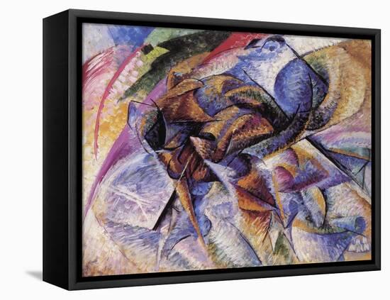 The Dynamism of a Cyclist-Umberto Boccioni-Framed Stretched Canvas