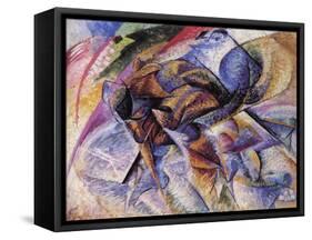 The Dynamism of a Cyclist-Umberto Boccioni-Framed Stretched Canvas