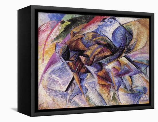The Dynamism of a Cyclist-Umberto Boccioni-Framed Stretched Canvas
