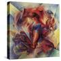 The Dynamism of a Soccer Player-Umberto Boccioni-Stretched Canvas