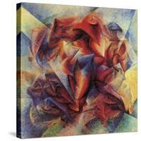 The Dynamism of a Soccer Player-Umberto Boccioni-Stretched Canvas