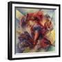 The Dynamism of a Soccer Player-Umberto Boccioni-Framed Premium Giclee Print