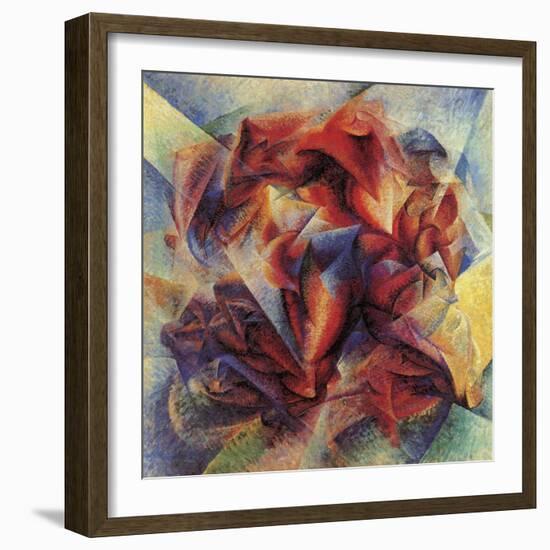 The Dynamism of a Soccer Player-Umberto Boccioni-Framed Giclee Print