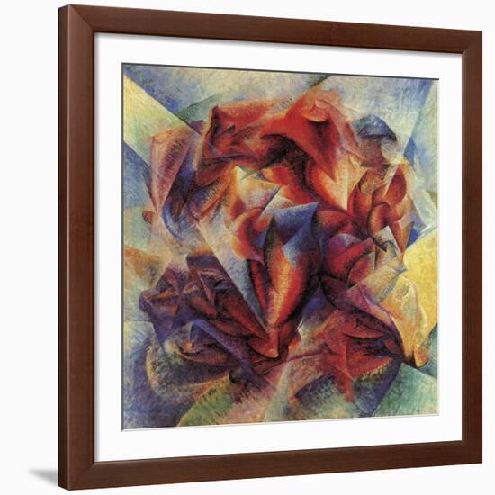 The Dynamism of a Soccer Player-Umberto Boccioni-Framed Giclee Print