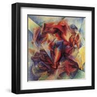 The Dynamism of a Soccer Player-Umberto Boccioni-Framed Giclee Print