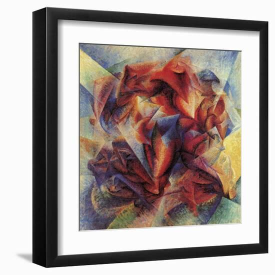 The Dynamism of a Soccer Player-Umberto Boccioni-Framed Giclee Print