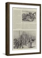 The Dynamite Explosion at Johannesburg-null-Framed Giclee Print