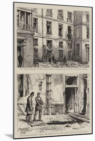 The Dynamite Explosion in Paris-Henry William Brewer-Mounted Giclee Print