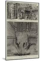 The Dynamite Explosions in London, at the Houses of Parliament-null-Mounted Giclee Print