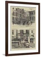 The Dynamite Outrages at the West End of London-null-Framed Giclee Print