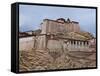 The Dzong (Fortress) of Gyantse, Tibet, China, Asia-Michael Runkel-Framed Stretched Canvas