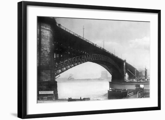 The Eads Bridge-Ido Von Reden-Framed Art Print