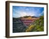 The Eagle Aquaduct between Mara and Nerja, Malaga Province, Andalucia, Spain .-Panoramic Images-Framed Photographic Print