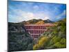 The Eagle Aquaduct between Mara and Nerja, Malaga Province, Andalucia, Spain .-Panoramic Images-Mounted Photographic Print