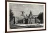 The Eagle-Gate of Brigham Young's School, 1870s-null-Framed Giclee Print