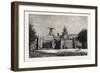 The Eagle-Gate of Brigham Young's School, 1870s-null-Framed Giclee Print