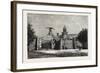 The Eagle-Gate of Brigham Young's School, 1870s-null-Framed Giclee Print