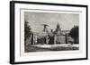 The Eagle-Gate of Brigham Young's School, 1870s-null-Framed Giclee Print