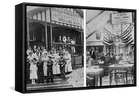 The Eagle Hut in Aldwych, WW1-null-Framed Stretched Canvas