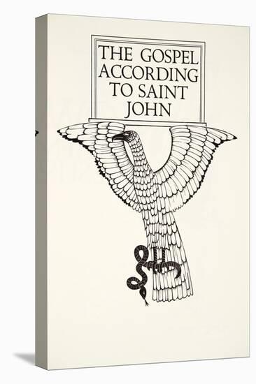 The Eagle of St.John, 1931-Eric Gill-Stretched Canvas