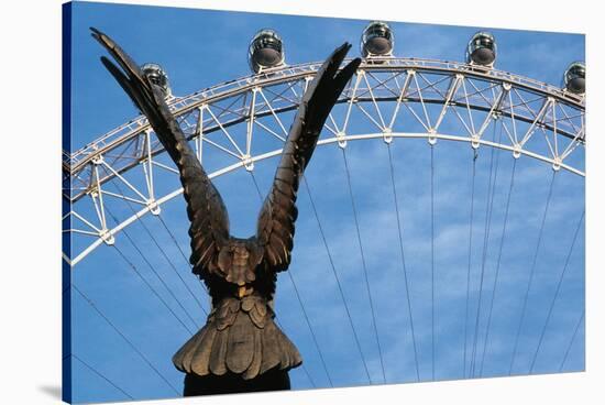 The Eagle on the Royal Air Force Memorial-null-Stretched Canvas