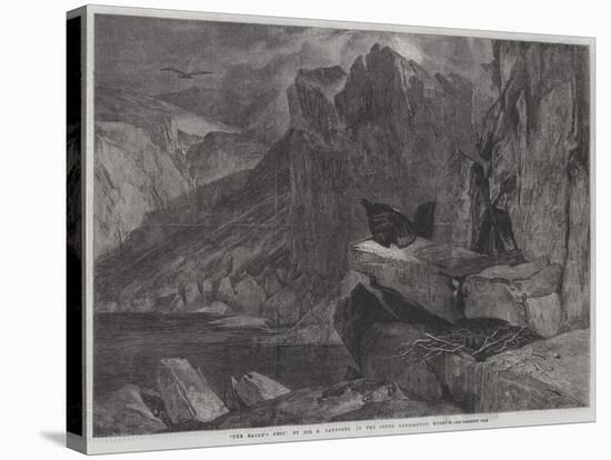 The Eagle's Nest-Edwin Landseer-Stretched Canvas