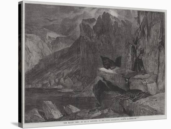 The Eagle's Nest-Edwin Landseer-Stretched Canvas