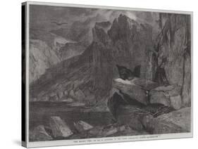 The Eagle's Nest-Edwin Landseer-Stretched Canvas