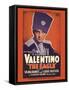 The Eagle - Starring Rudolph Valentino, Vilma Banky & Louise Dresser, Vintage Movie Poster, 1925-Pacifica Island Art-Framed Stretched Canvas