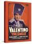The Eagle - Starring Rudolph Valentino, Vilma Banky & Louise Dresser, Vintage Movie Poster, 1925-Pacifica Island Art-Stretched Canvas