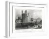 The Eagle Tower, Carnarvon Castle, Caernarfon, North Wales, 1860-JC Armytage-Framed Giclee Print