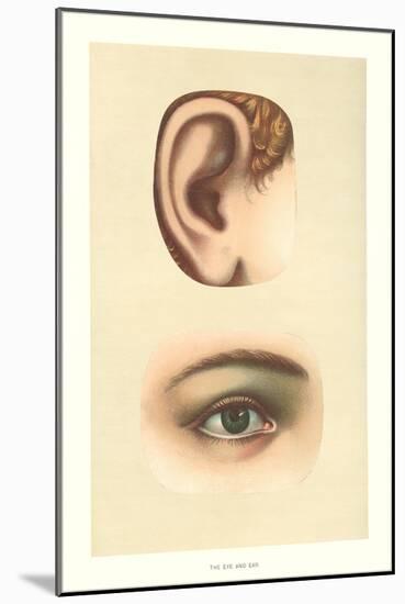 The Ear and Eye-null-Mounted Art Print