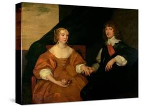 The Earl and Countess of Bedford-Sir Anthony Van Dyck-Stretched Canvas