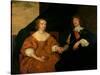 The Earl and Countess of Bedford-Sir Anthony Van Dyck-Stretched Canvas