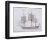 The Earl Cornwallis, C.1786-94 (Pen and Ink and Wash on Paper)-Thomas Daniell-Framed Giclee Print