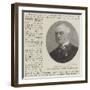 The Earl of Coventry, President of the Royal Agricultural Society-null-Framed Giclee Print
